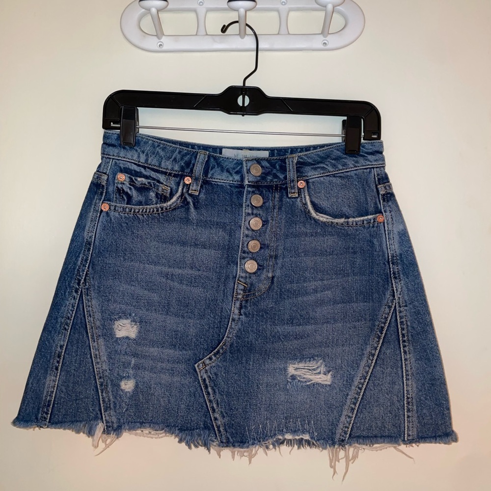 Free People Denim Skirt